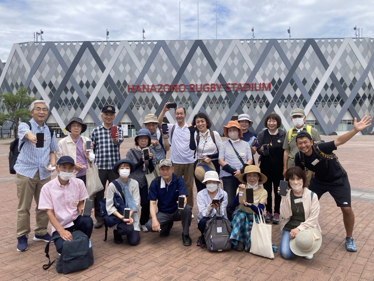 【東大阪市】健康推進事業「スマホを使ったウォーキング教室(全3回)」実施しました! 写真1