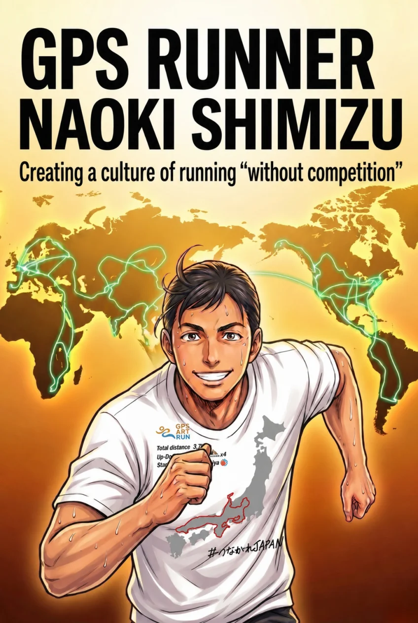 Cover of the GPS Runner comic